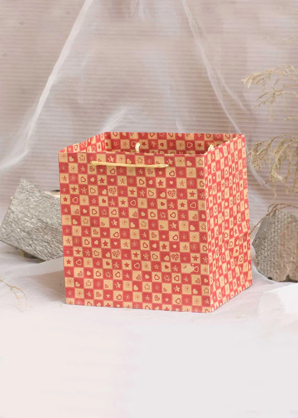 H03 05 (5.5"x7.5"x7.5") Kraft Gift Bag | Perfect for Birthday Gifts, Party Favors, Small Retail Items, Promotional Giveaways and Everyday Use