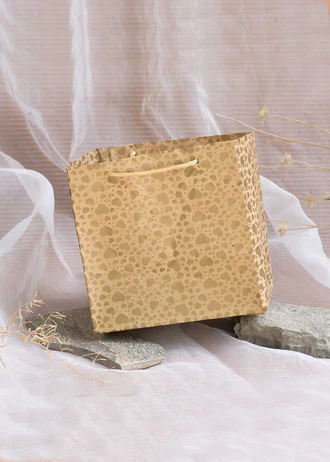 H03 17 (5.5"x7.5"x7.5") Kraft Gift Bag | Perfect for Birthday Gifts, Party Favors, Small Retail Items, Promotional Giveaways and Everyday Use