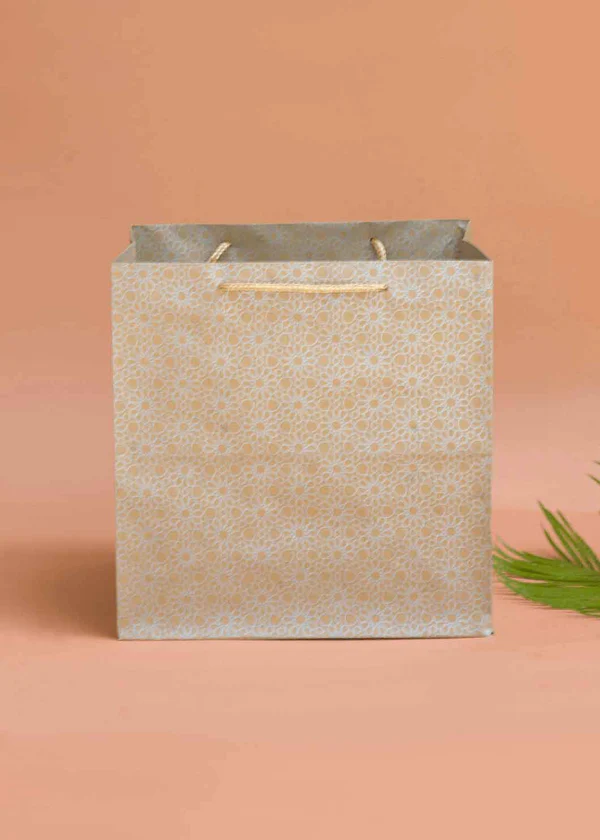H04 10 (8"x8"x8") Kraft Gift Bag | Perfect for Medium Items, Books, Accessories, Cosmetic Sets, Small Planters and Thoughtful Gifts
