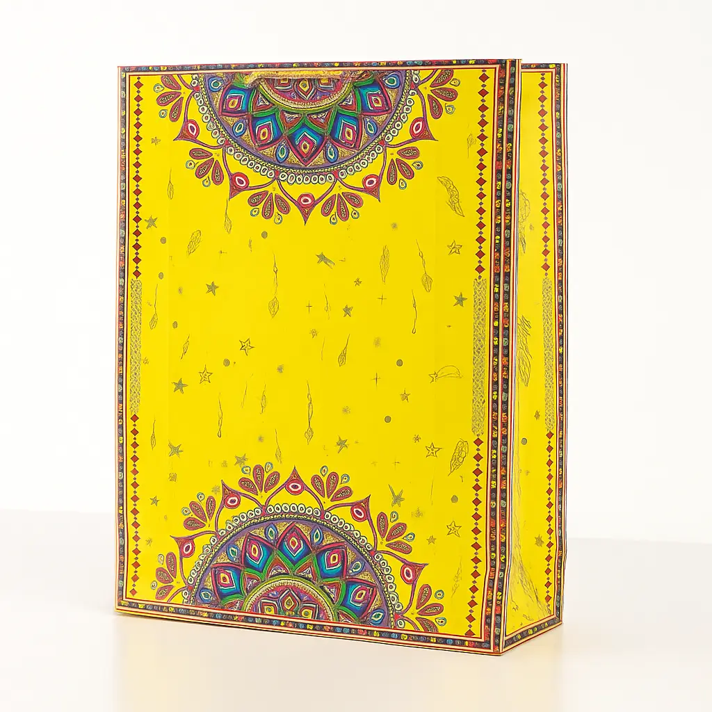 [H1602000000] H16 02 (4"x13"x17") Yellow Gift Bag | Ideal for  Apparel, Beauty Products, Birthday Gifts, Graduations, Special Occasions, Boutique Merchandise  