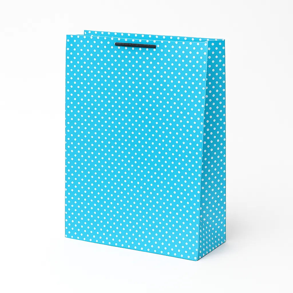 [H1605000000] H16 05 (4"x13"x17") Blue Gift Bag | Ideal for  Apparel, Beauty Products, Birthday Gifts, Graduations, Special Occasions, Boutique Merchandise