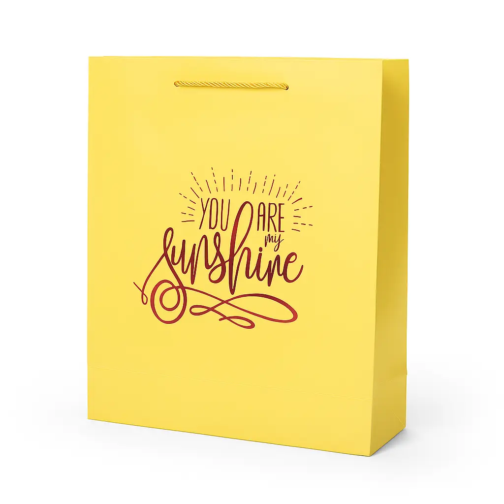 H26 18 (4"x11"x14") "You Are My Sunshine" Gift Bag | Perfect for  Wedding, Birthday, Mothers Day, Special Occasion Gifting