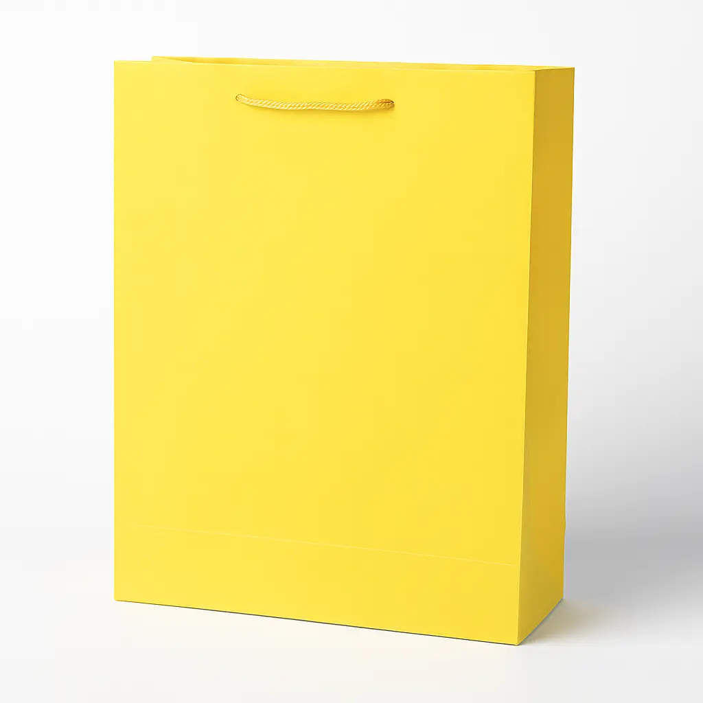 [H2629000000] H26 29 (4"x11"x14") Yellow Minimalist Gift Bag | Perfect for  Wedding, Birthday, Corporate, Special Occasion Gifting
