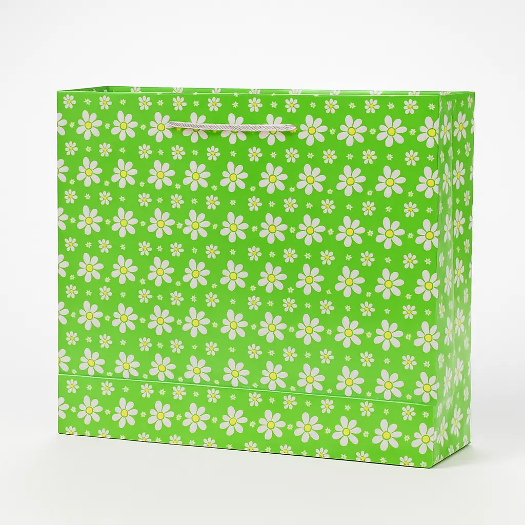 [H2812000000] H28 12 (5"x17.5"x13") Green Gift Bag | Perfect for  Birthday, Everyday Gifting, Wedding, Corporate, Special Occasion Gifting
