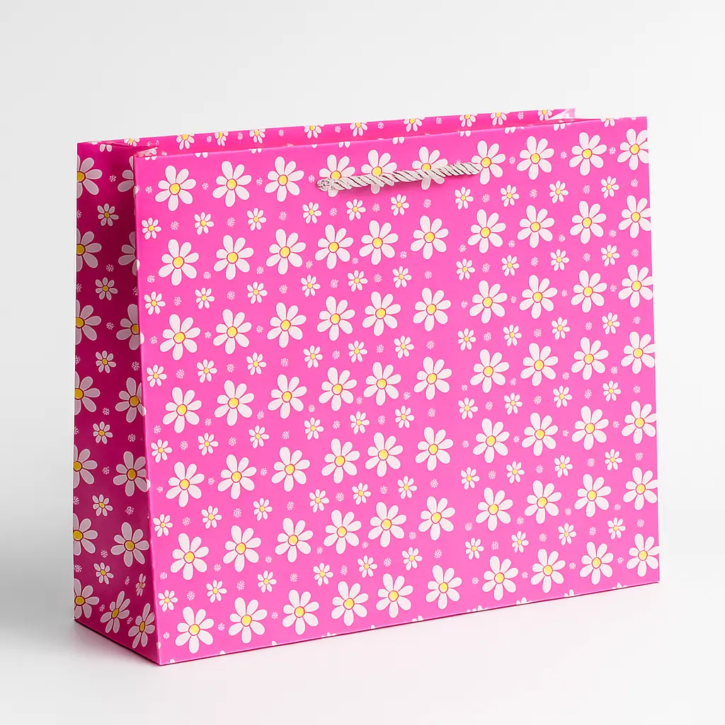 H28 14 (5"x17.5"x13") Pink Gift Bag | Perfect for  Birthday, Everyday Gifting, Wedding, Corporate, Special Occasion Gifting