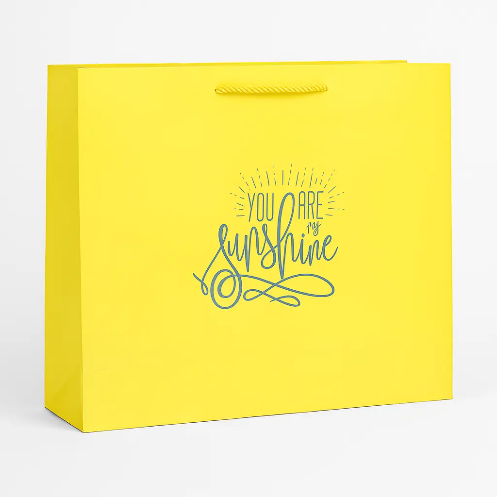 H28 17 (5"x17.5"x13") Yellow Gift Bag | Perfect for  Wedding, Mothers Day, Friendship Day, Birthday, Special Occasion Gifting