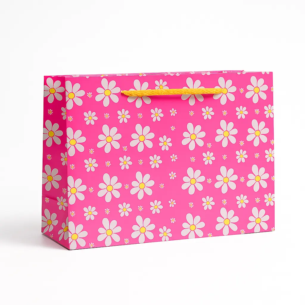 H29 07 (3.5"x10.5"x7") Pink Gift Bag | Perfect for  Birthday, Everyday Gifting, Wedding, Corporate, Special Occasion Gifting