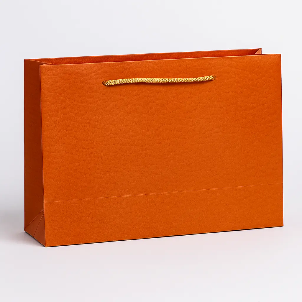 [H2925000000] H29 25 (3.5"x10.5"x7") Orange Gift Bag | Perfect for  Birthday, Everyday Gifting, Wedding, Corporate, Special Occasion Gifting