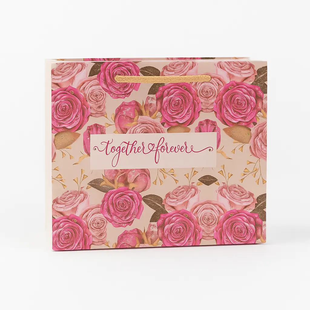 H30 23 (2"x7"x5") Pink Gift Bag | Perfect for  Anniversary, Special Occasion Gifting