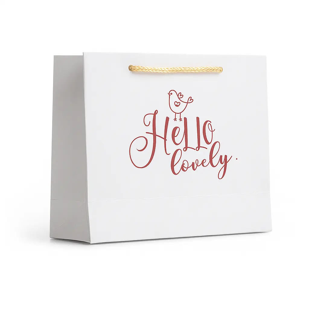 H30 25 (2"x7"x5") White Gift Bag | Perfect for  Birthday, Everyday Gifting, Mothers Day, Special Occasion Gifting