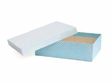 [B3572000000] B35 72 (11"x14"x4") Blue Gift Box | Baby Shower Gift Box | Kids' Birthday Gifts | Festive Gift Box 