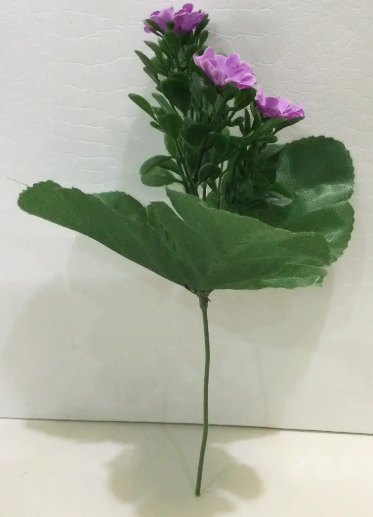 Flowers F05 PURPLE | Purple Mini Blossom Floral Stem | Decorative Accent Pick for Gift Boxes