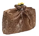 W01 004 - Warm Bronze & Chocolate Brown Wedding Wrap