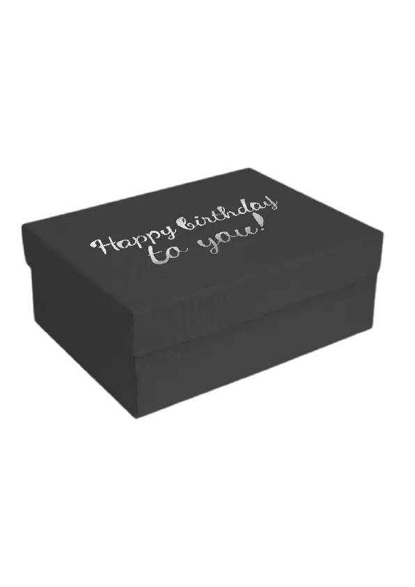 B09 03 (6.5"x8.5"x3.5") Black Gift Box | Birthday Gift Box | Surprise Gift Box 