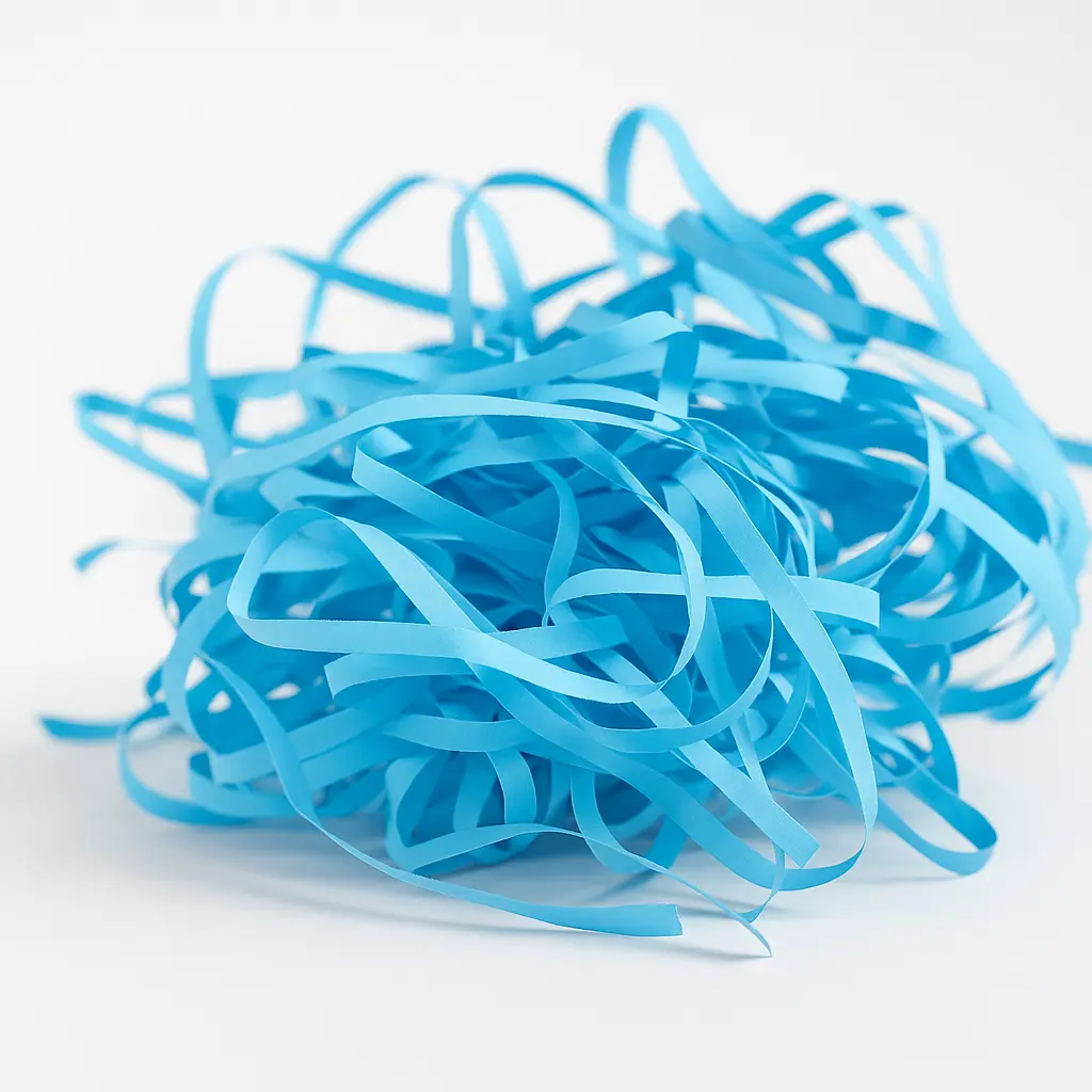 [SP01016SKYB] SP01 Sky Blue Fine-Cut Shredded Paper | Decorative Void Filler for Hampers, Baskets & Gift Boxes