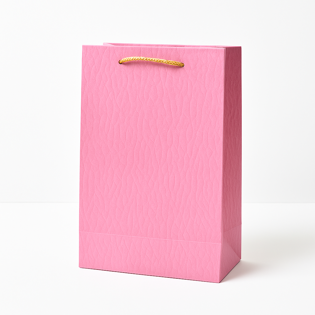 H27 27 (3.5"x7"x11") Pink Gift Bag | Perfect for  Wedding, Birthday, Special Occasion Gifting