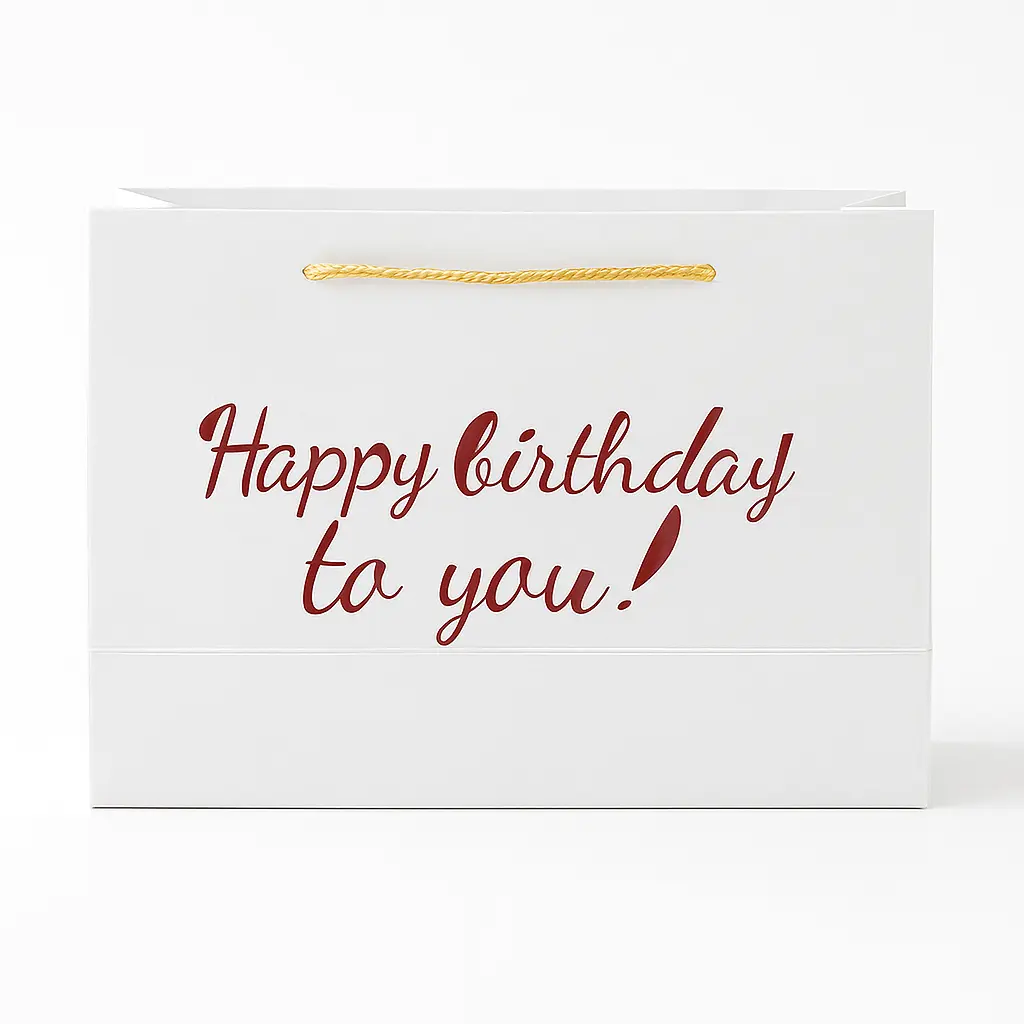 [H2927000000] H29 27 (3.5"x10.5"x7") White Gift Bag | Perfect for  Birthday, Special Occasion Gifting