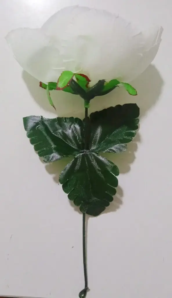 Flower Large | Large Artificial Rose Stem | Single Bloom Floral Pick for Gift Hampers