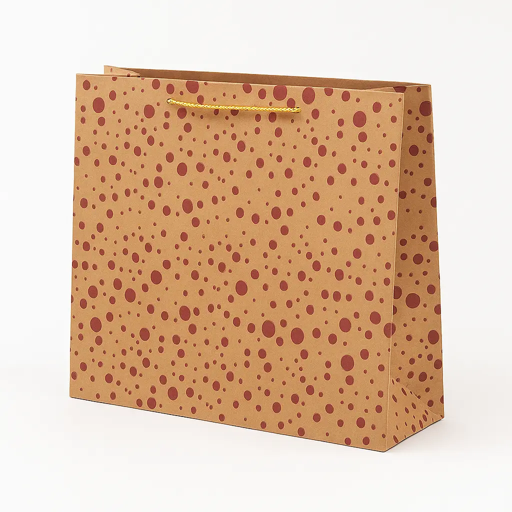 H05 03 (6.5"x9.5"x7.5") Kraft Gift Bag | Perfect for Books, Small Apparel, Cosmetic Sets, Event Favors, and Thoughtful Presents 