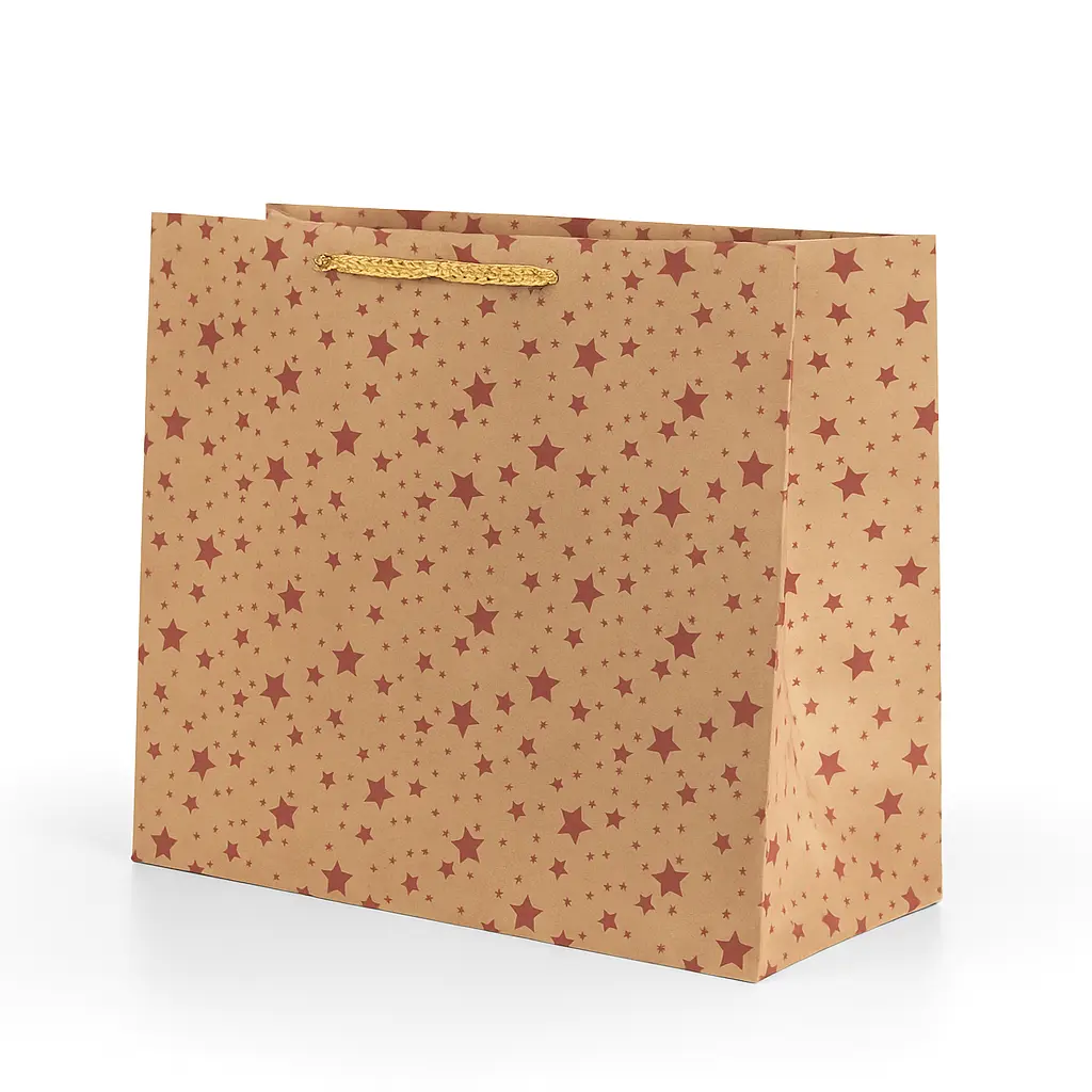 [H0504000000] H05 04 (6.5"x9.5"x7.5") Kraft Gift Bag | Perfect for Books, Small Apparel, Cosmetic Sets, Event Favors, and Thoughtful Presents 