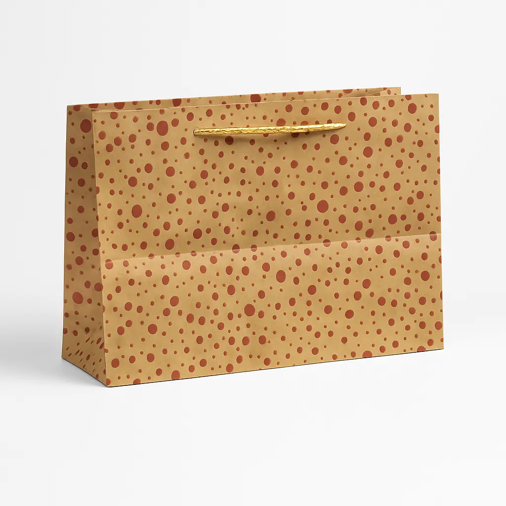 H07 03 (7"x14"x7") Kraft Gift Bag | Perfect for Apparel, Gift Sets and Special Occasion Presents