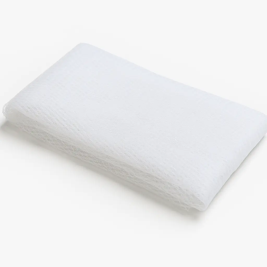 N03 WH Premium White Mesh Netting Wrap for Gift Hampers & Baskets