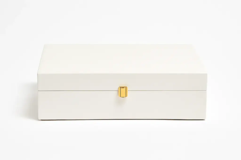 B35 79 (11"x14"x4") White Wooden Gift Box | Graduation Gift Box | Luxury Packaging Solution | Valentines Gift Box | Wedding Gift Box