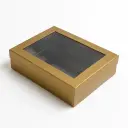 [B36SGOLDEN0] B36S GOLD (12"x16"x4") Window Display Gift Box | Birthday Gift Box | Eid Gift Box | Wedding Gift Box