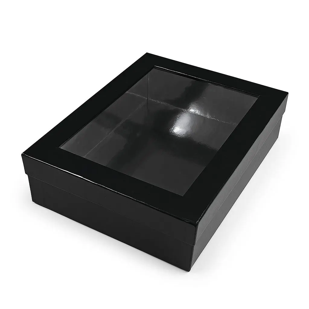 B36S BLACK (12"x16"x4") Window Display Gift Box | Birthday Gift Box | Eid Gift Box | Wedding Gift Box
