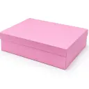 B53S PINK Matte Pink Gift Box (10"x15"x3"in) | Custom Gift Box | Gift Box for Her | Baby Girl Gifts | Bridesmaid Boxes