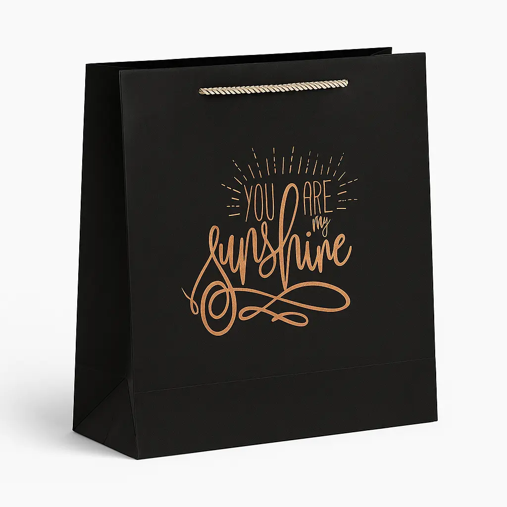 H17 21 (4"x13"x12.5") Black Gift Bag | Perfect for  Wedding, Mothers Day, Friendship Day, Birthday, Special Occasion Gifting