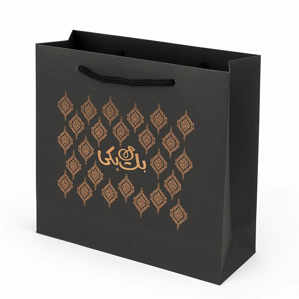 H17 10 (4"x13"x12.5") Black Gift Bag | Perfect for  Wedding, Baat Pakki, Special Occasion Gifting