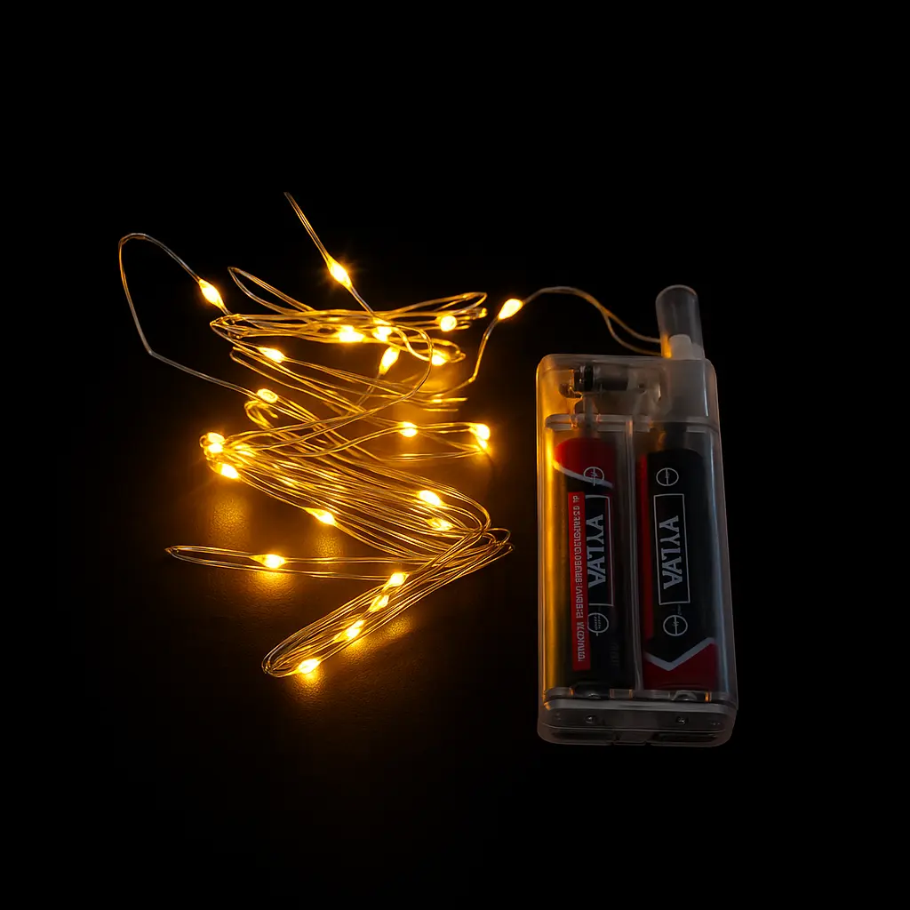 LED YELOW | Warm Golden Micro Fairy Lights | Lights for Gift Boxes & Décor