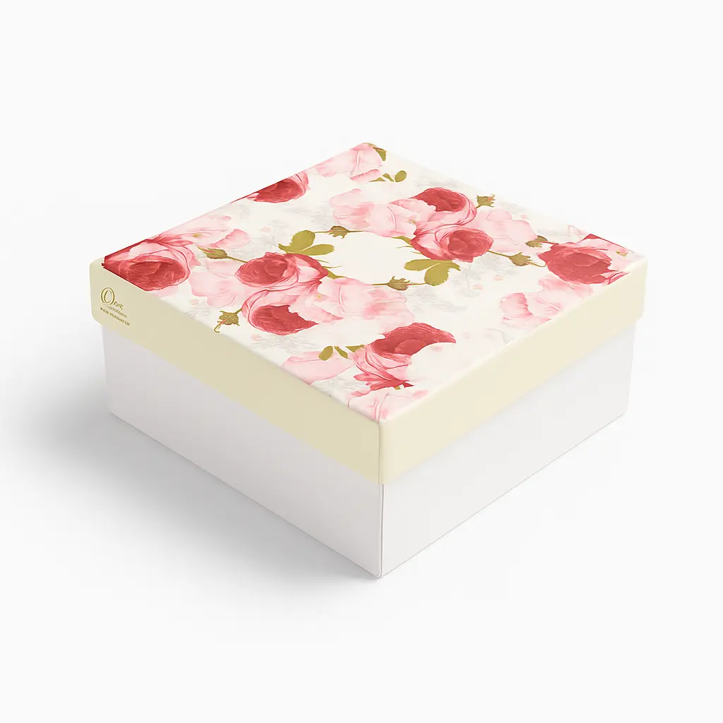 B05 11 (5.5"x5.5"x2.5") White Gift Box | Birthday Gift Box | Wedding Gift Box | Favor Box | Eid Gift Box