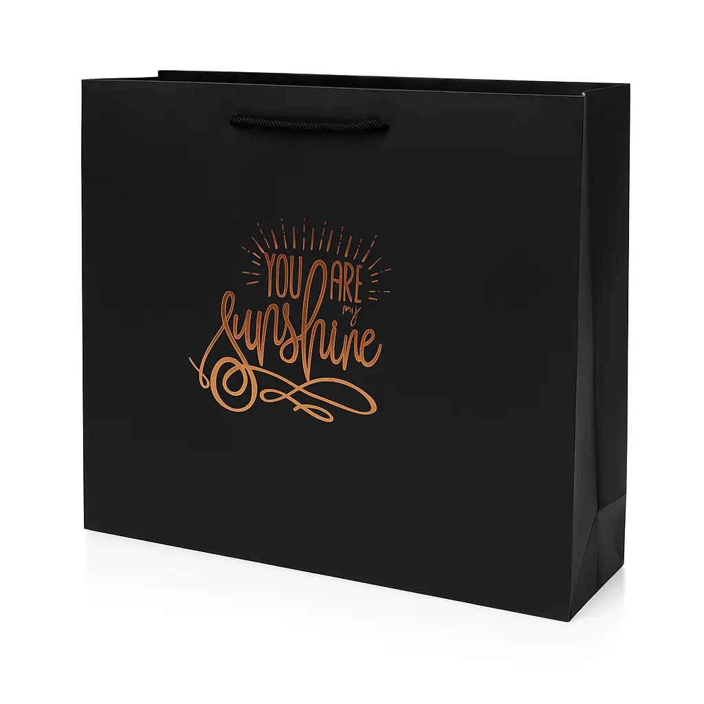 H28 29 (5"x17.5"x13") Black Gift Bag | Perfect for  Wedding, Mothers Day, Friendship Day, Birthday, Special Occasion Gifting