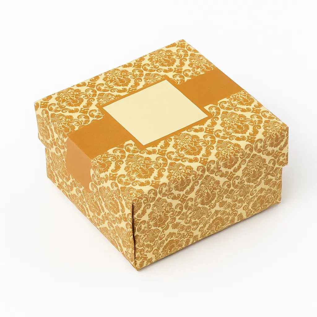 B02 01 (3"x3"x2")  Gold Gift Box | Birthday Gift Box | Wedding Gift Box | Favor Box | Eid Gift Box