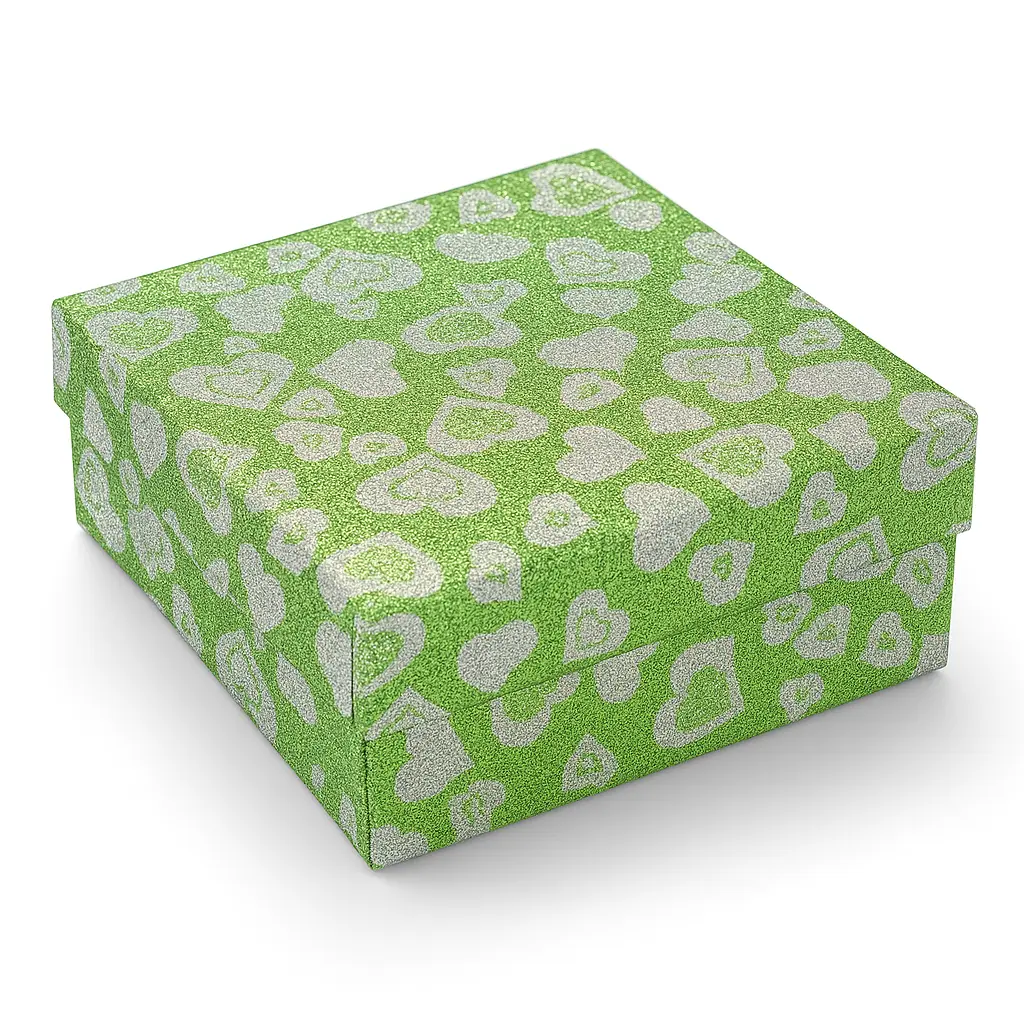 B03 12 (3.5"x3.5"x1.5") White & Gold Gift Box | Eid Gift Box | Wedding Gift Box | Birthday Gift Box 