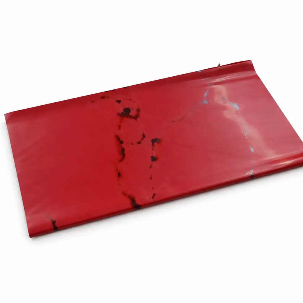 [W01NT3MERON] W01 3 - Luxury Red & Black Marble Gift Wrapping Paper Sheets