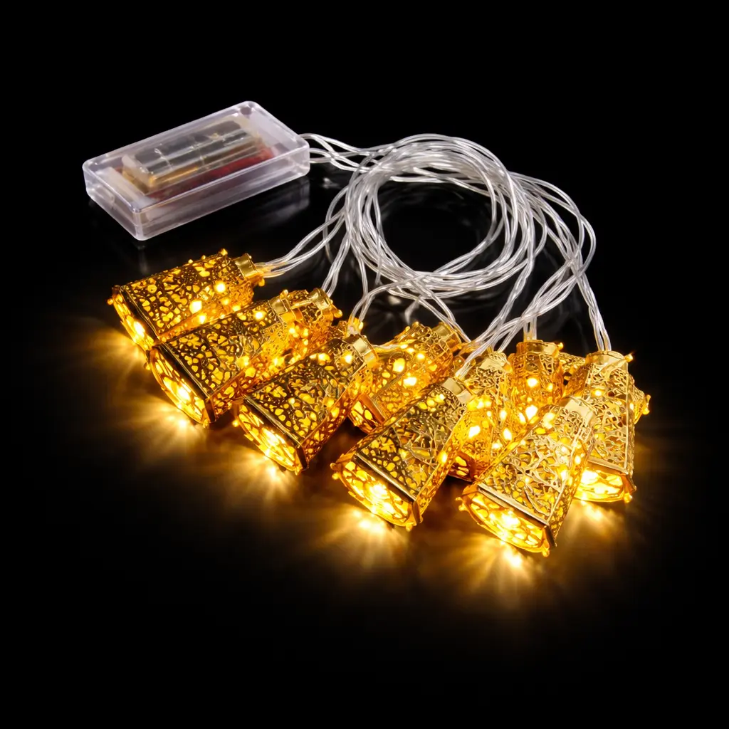 LED03 MLAMP5 | Festive Lantern LED String Lights | Battery-Powered Ambient Fairy Lights for Celebration Decor & Gift Hampers