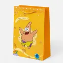H27 14 (3.5"x7"x11") Joyful Patrick Star Gift Bag | Perfect for Celebrations, Kids Birthdays, Everyday Gifting