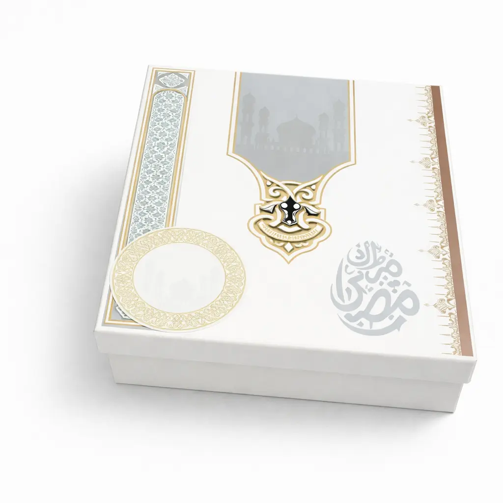 [B1503000000] B15 03 (7"x7"x2") White Gift Box | Sweet Gift Box for 1/2kg