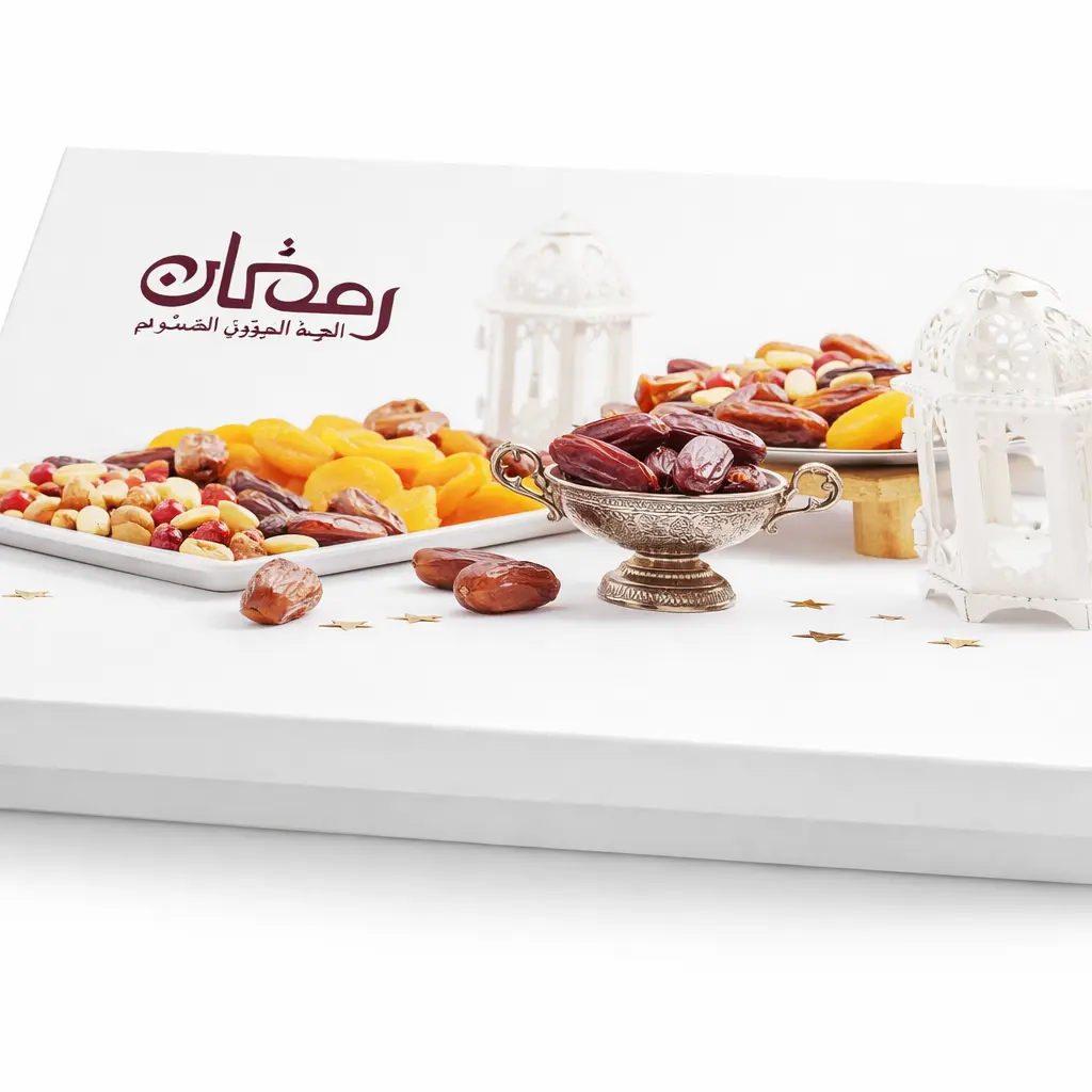 B30 13 (9"x16"x2")White Gift Box | Islamic Events Gift Box | Ramadan Gift Box