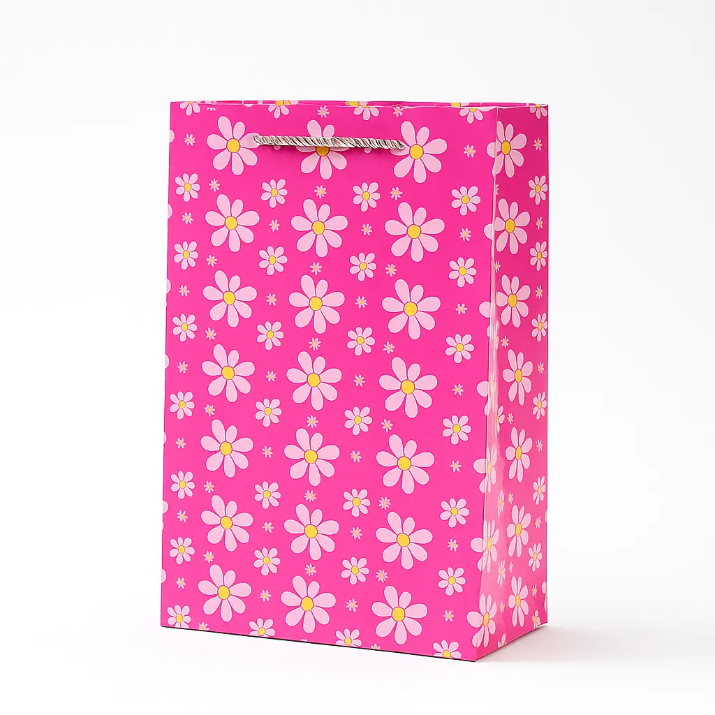 H27 16 (3.5"x7"x11") Pink Gift Bag | Perfect for  Birthday, Everyday Gifting, Wedding, Corporate, Special Occasion Gifting