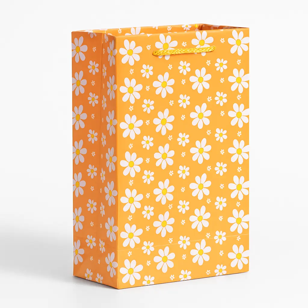 H27 17 (3.5"x7"x11") Orange Gift Bag | Perfect for  Birthday, Everyday Gifting, Wedding, Corporate, Special Occasion Gifting