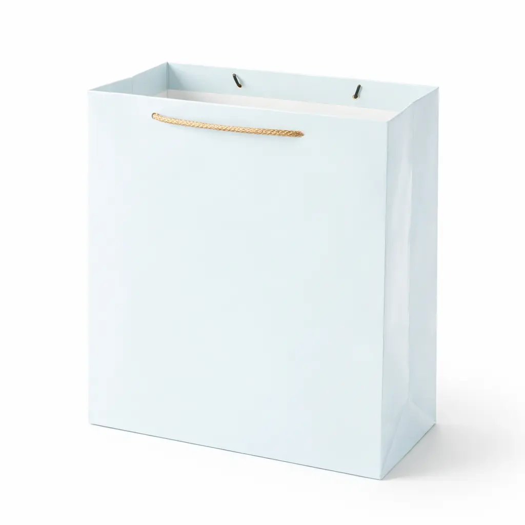 H02 13 (5"x5"x6") Blue Plain Gift Bag | Perfect for Jewelry, Small Accessories, Favors, and Miniature Gifts