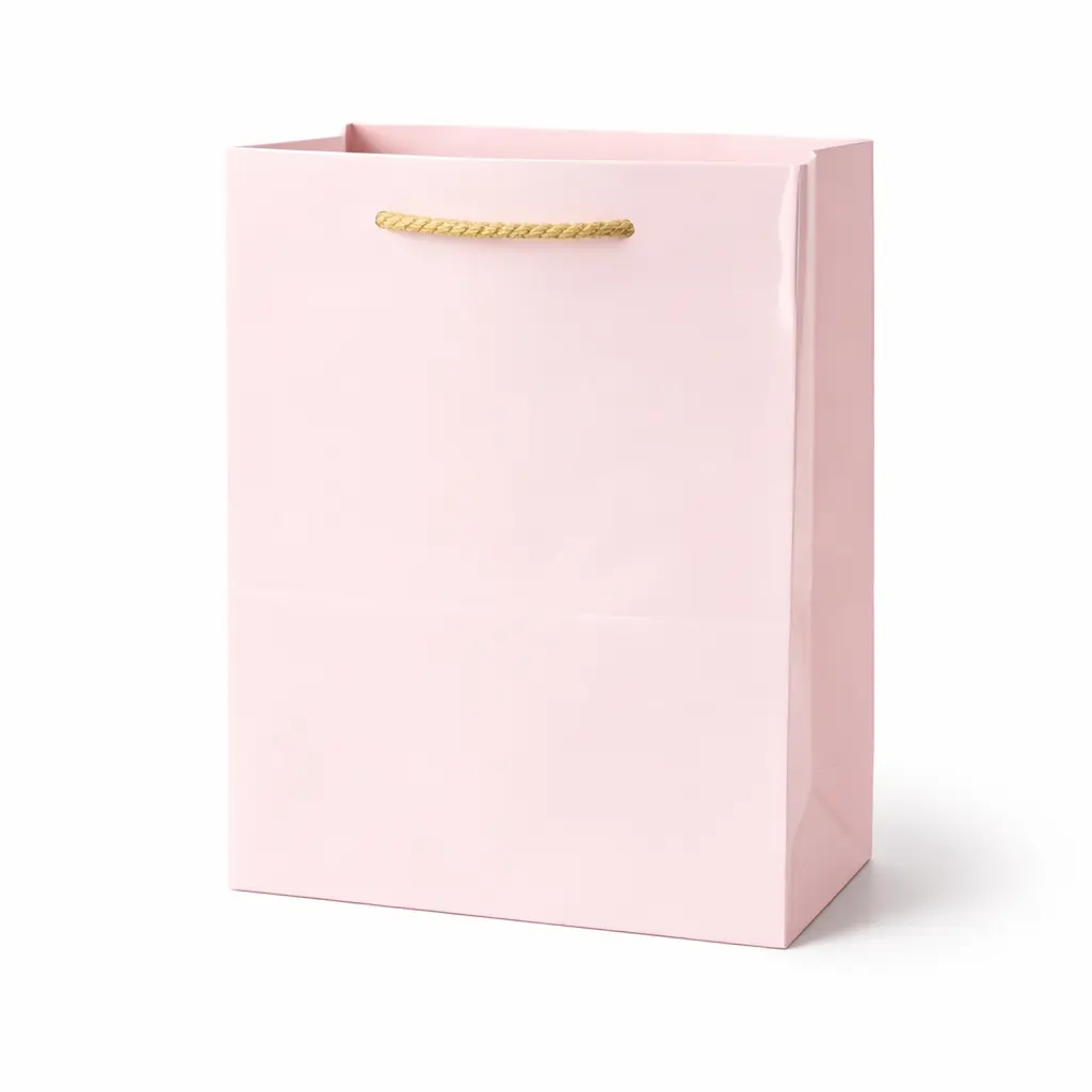 [H0203PINK00] H02 03 (5"x5"x6") Pink Plain Gift Bag | Perfect for Jewelry, Small Accessories, Favors, and Miniature Gifts