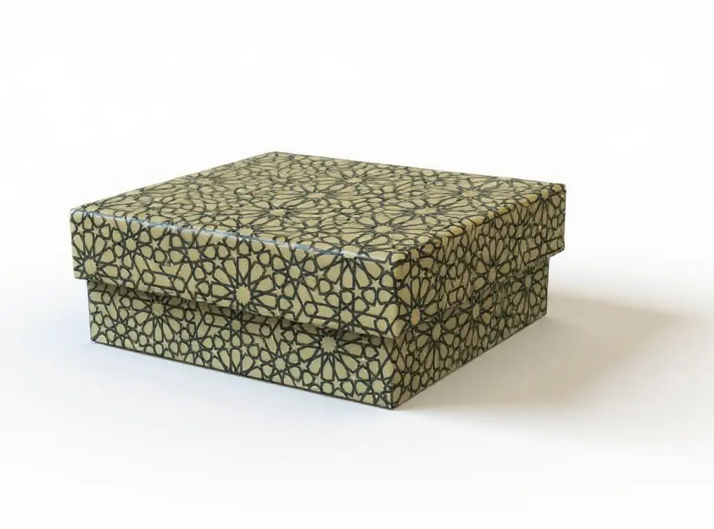 B07 30 (4"x6"x2") Golden Black Gift Box | Sweet Gift Box for 1/4kg