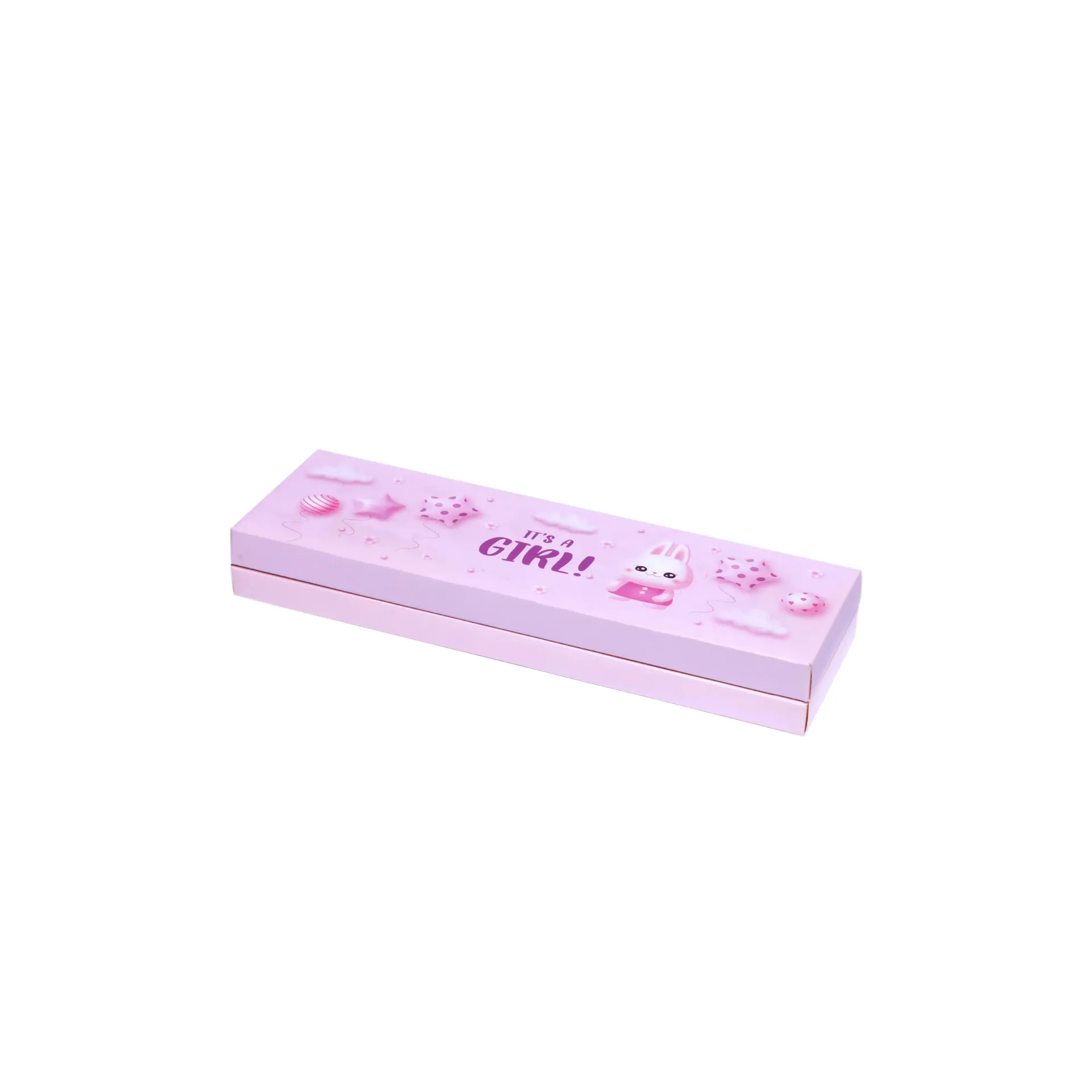 B50 09 (4"x13"x1.5") Newborn Baby Girl Pink Gift Box | Sweet Gift Box for 1/2kg