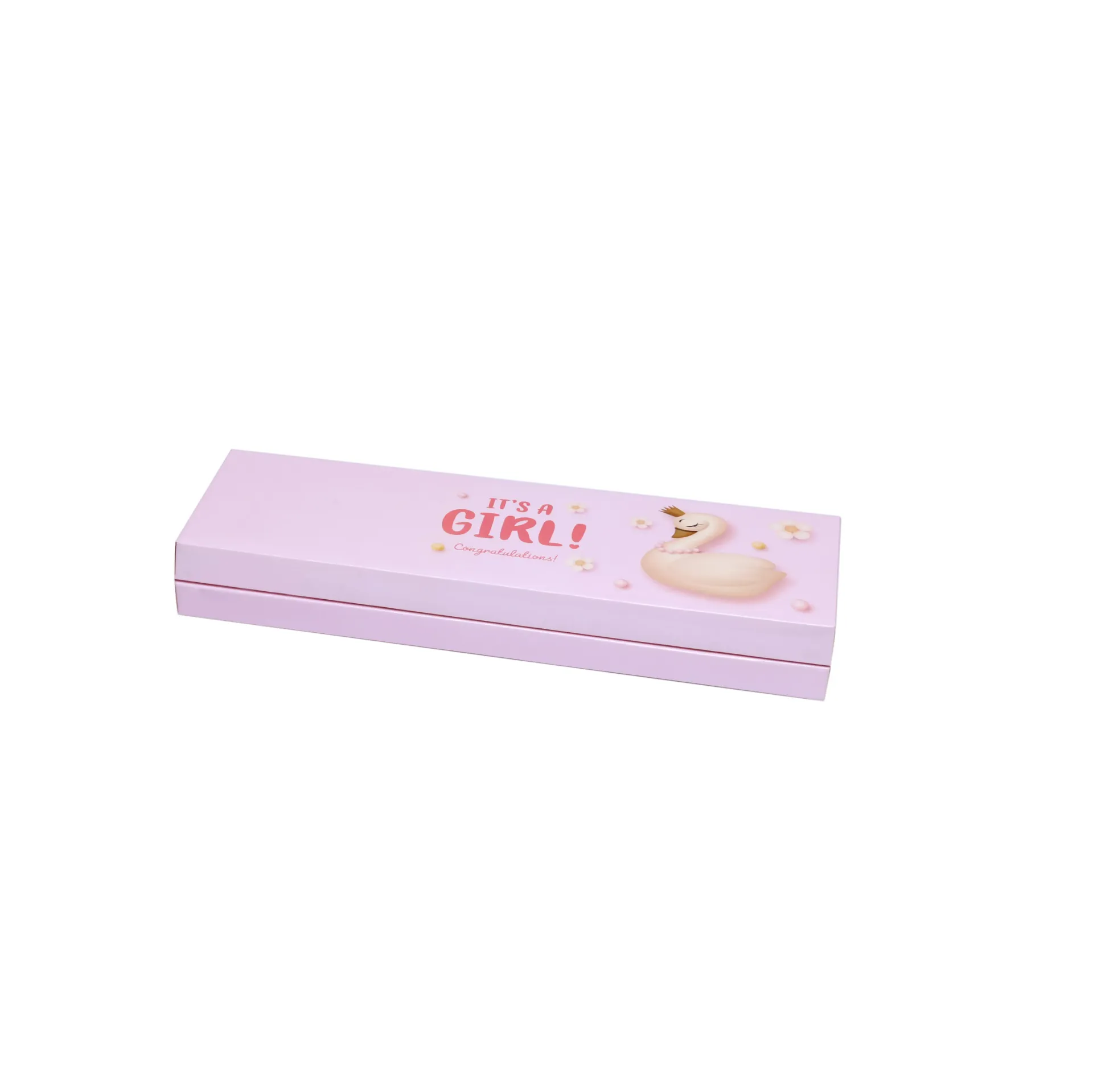 B50 10 (4"x13"x1.5") Newborn Baby Girl Pink Gift Box | Sweet Gift Box for 1/2kg