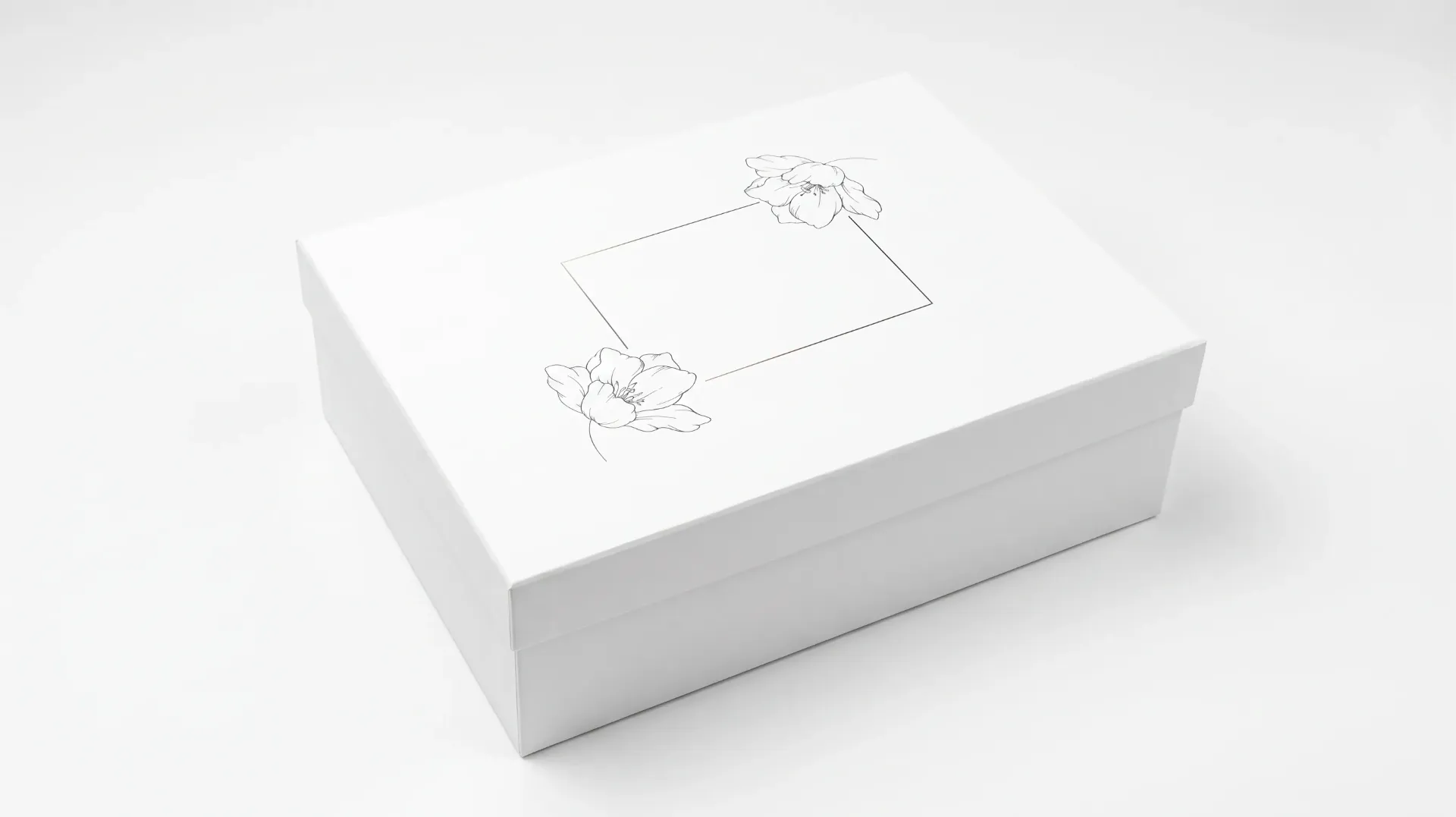 B35SF (11"x14"x4")  White Gift Box with Foil | Birthday Gift Box | Celebration Gift Box | Wedding Gift Box | Eid Gift Box | Convocation Gift Box